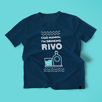 T-Shirt «Ciao Mamma: I'm drinking RIVO»